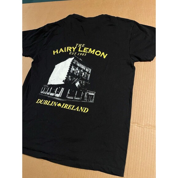 The Hairy Lemon Pub Bar Dublin Ireland Logo T-Shirt MEDIUM Beer Guinness Brewery - Picture 4 of 8